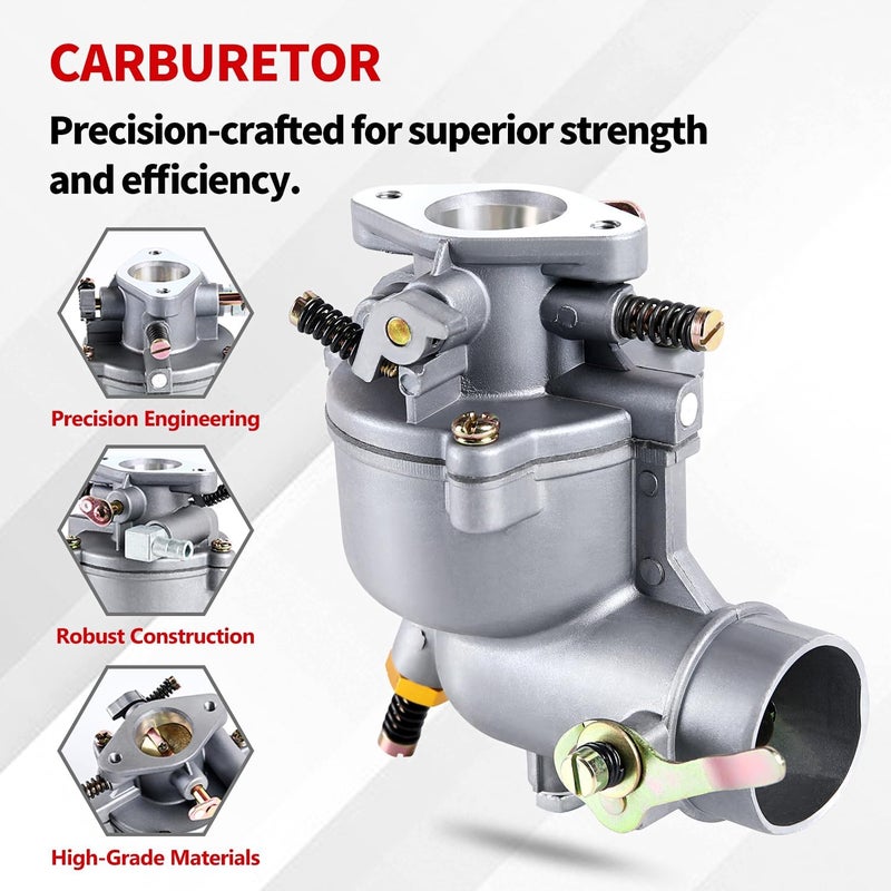 YDO Carburetor for B&S 194412 190432 190402 195422 190400 170401 7HP 8HP 9HP Horizontal Engines Generator Troybilt, Carb Replace OEM # 390323 394228 398170 - Image 2